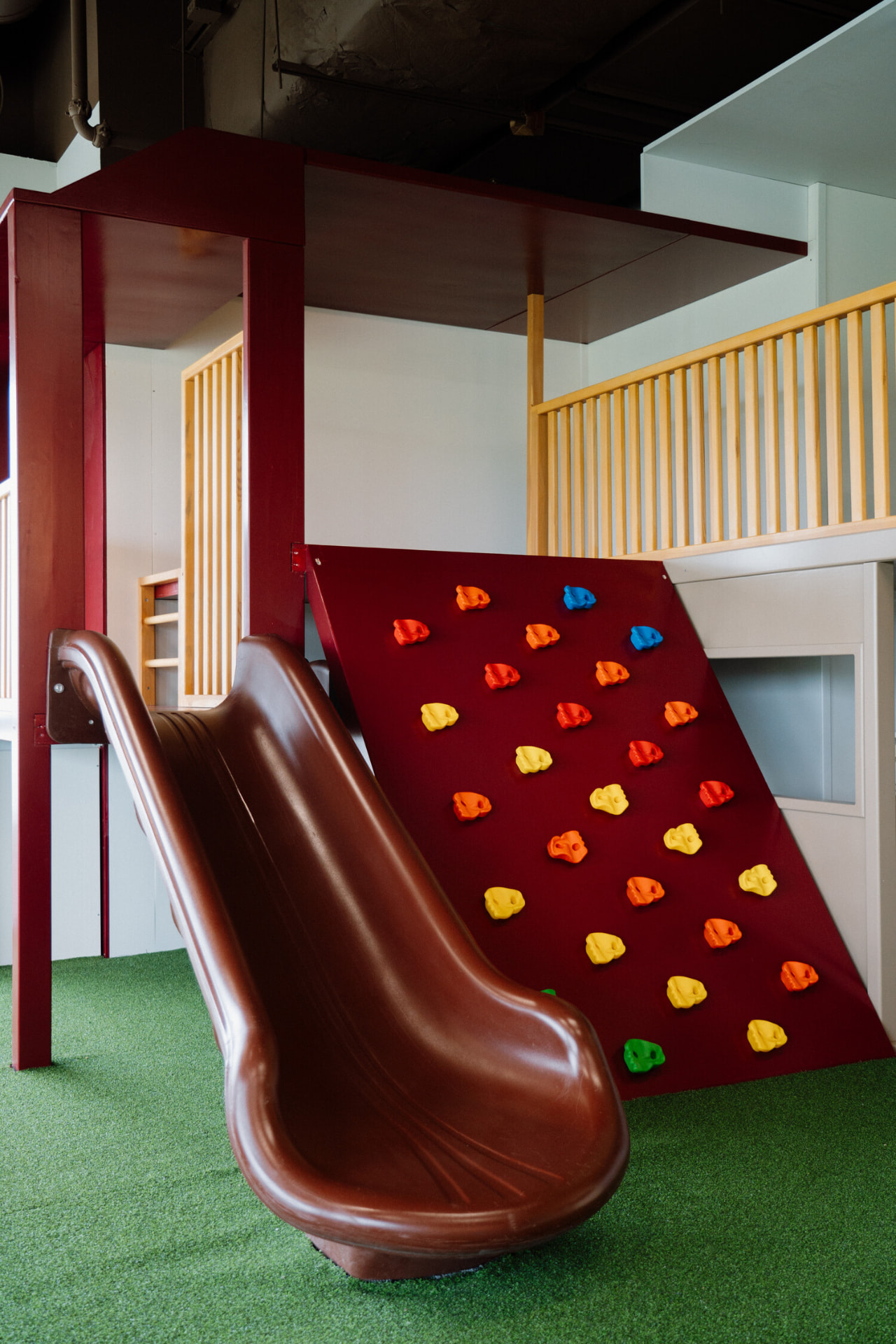 Toddler slide and climber